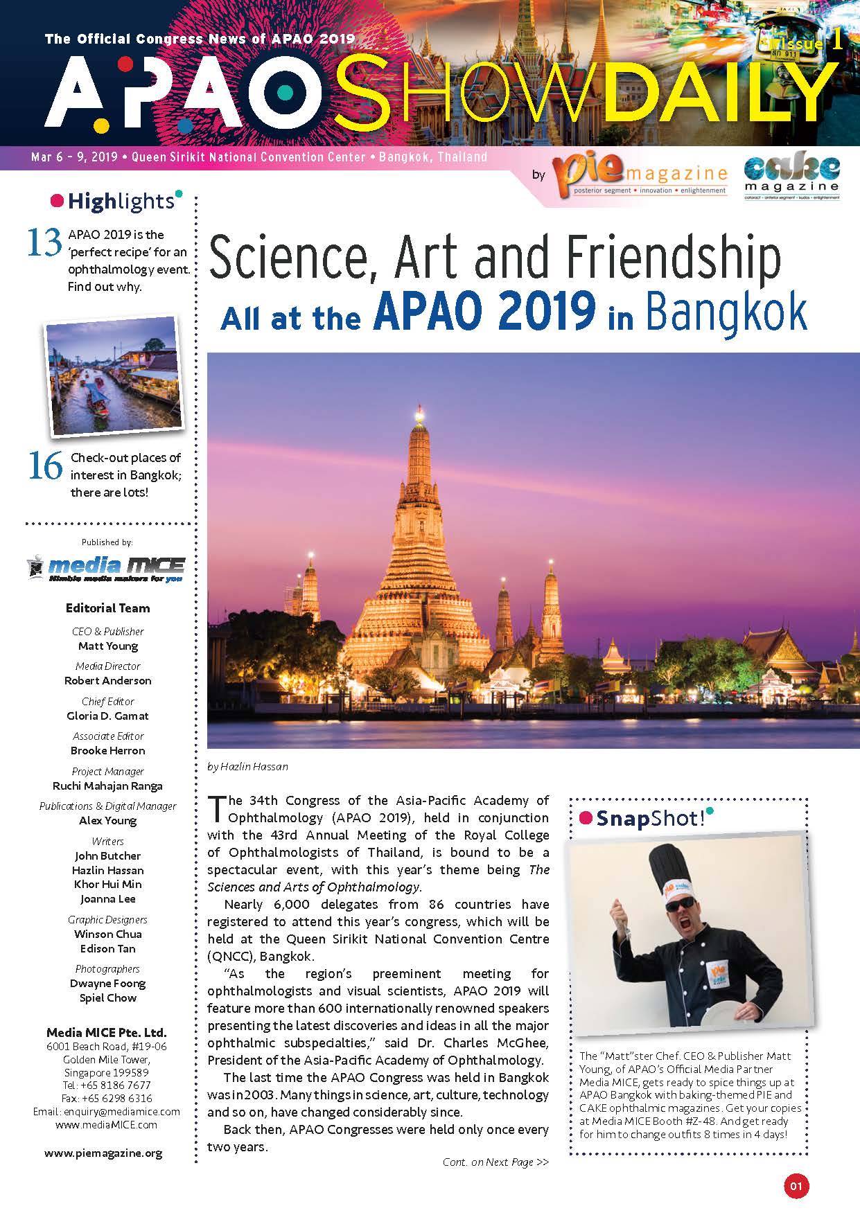 APAO2019 ShowDaily issue1 issuu