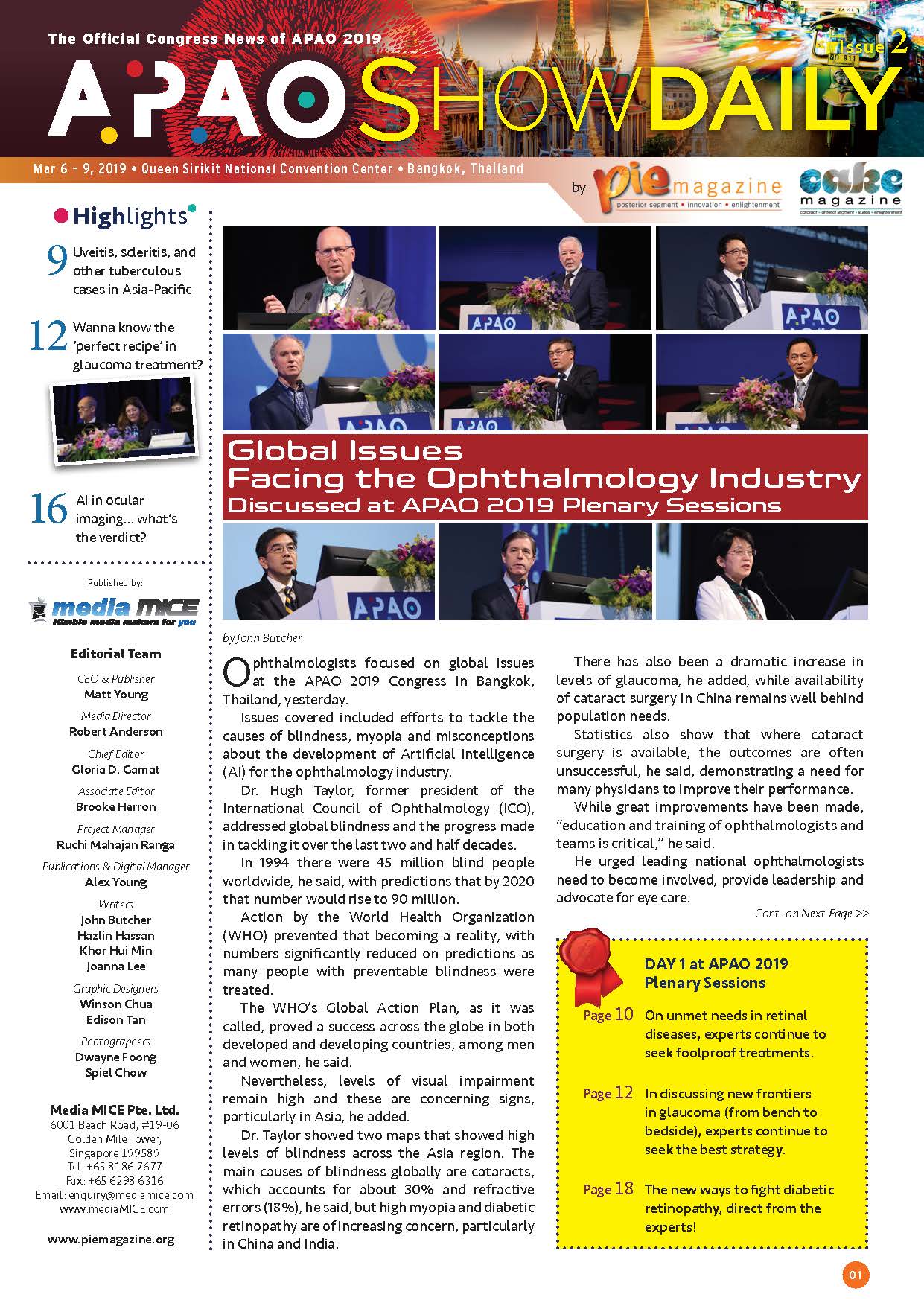 APAO2019 ShowDaily issue2 ISSUU updated