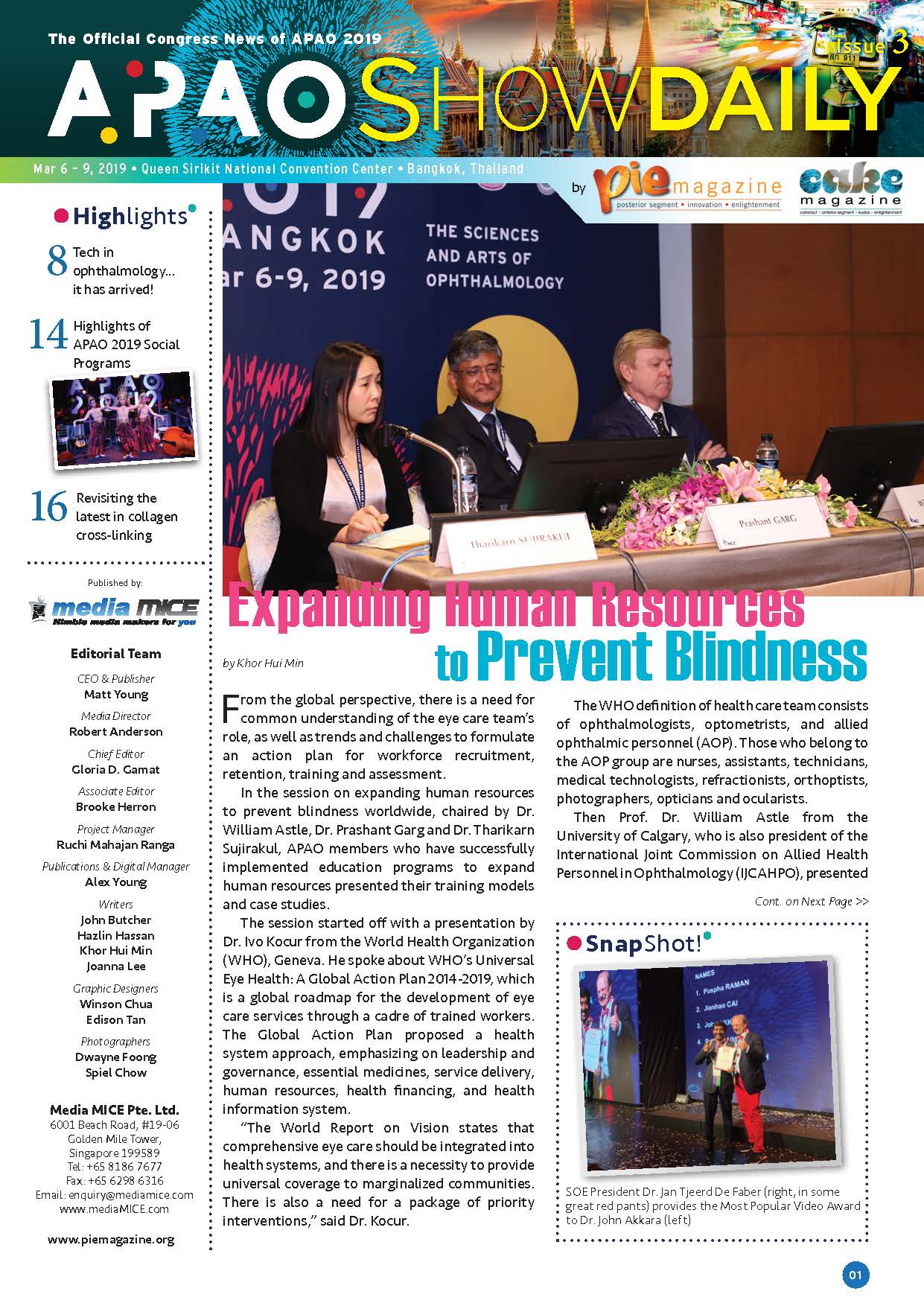 APAO2019 ShowDaily issue3 ISSUU updated