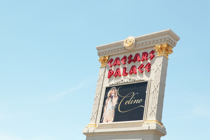 Celine Dion at the Caesars Palace