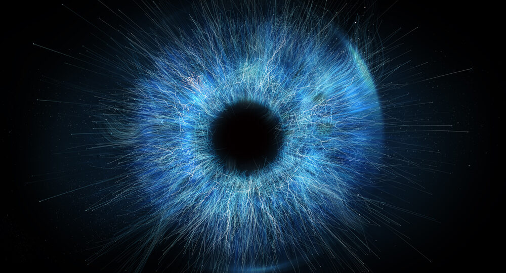 Abstract,Eye;,3d,Illustration