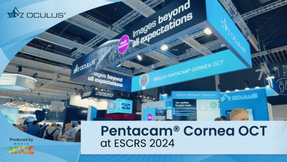 OCULUS Highlight video The Pentacam Cornea OCT by OCULUS at ESCRS 2024 (1)